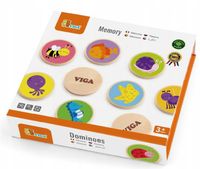Gra Pamięciowa Memo Różne Zwierzątka Zoo Viga