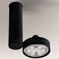 Reflektorowa LAMPA sufitowa NATORI 7210 Shilo regulowana OPRAWA metalowa SPOT tuba czarna