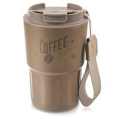 Kubek Termiczny Stalowy Szczelny na Napoje Ciepłe Zimne Samochodowy 420 ml