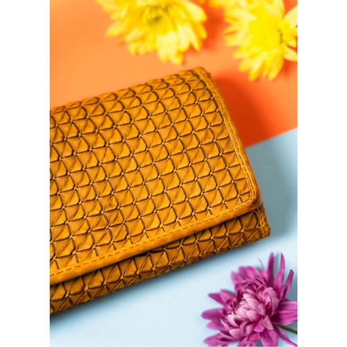 klasyczny portfel damski do torebki z geometrycznym wzorem - rovicky na Arena.pl