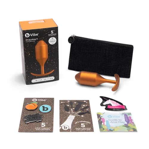 Plug analny - B-Vibe Snug Plug 4 Sunburst na Arena.pl