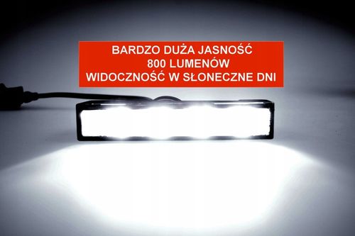 ŚWIATŁA do jazdy dziennej LED dzienne drl NSSC 540 PRO 12V 24V +GR na Arena.pl