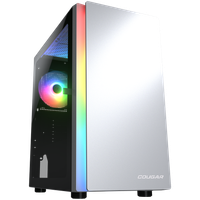 cougar obudowa purity rgb, mini tower, 1 x argb , biała