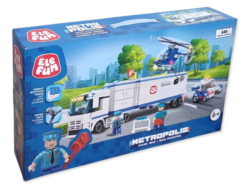 Klocki Elefun Metropolis Baza policyjna 8828 zdjęcie 1