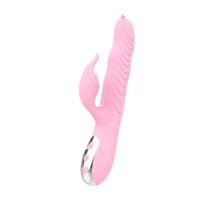 wibrator arlene lyla silikonowy z ruchem usb 23 cm różowy