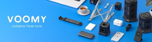 Adapter Podróżny VOOMY Z Ponad 170 Narodów - 2 Usb A 2 Usbc Biały na Arena.pl