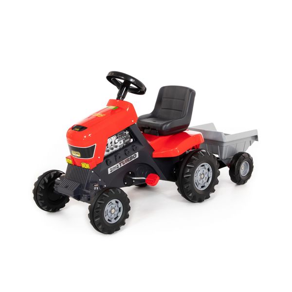 WADER 52681 TraktorJeździk na pedały z naczepą zdjęcie 3