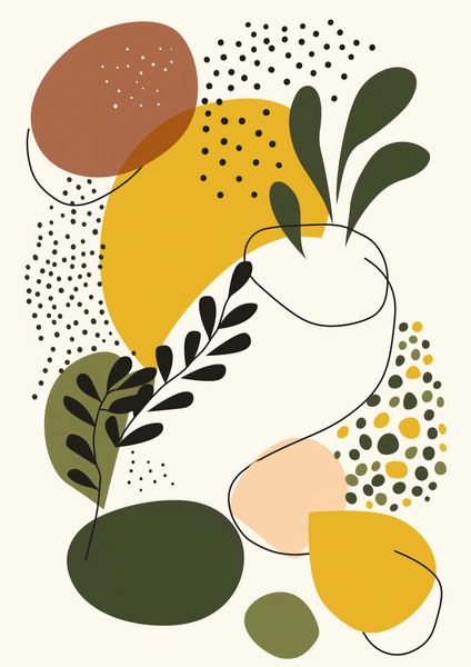 Plakat 21x29,7cm Botaniczne Impresje zdjęcie 1