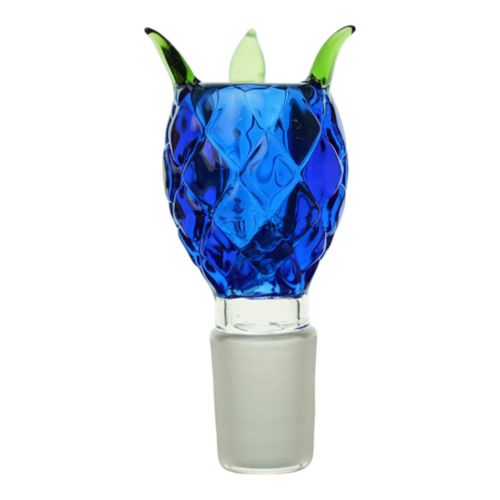 Szklany Niebieski Cybuch Ananas 18mm na Arena.pl