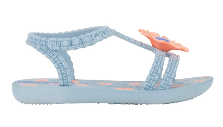 Sandałki dziewczęce buty klapki tworzywo ozdobne kwiatki Ipanema Daisy r.21 zdjęcie 6