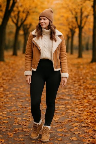 OCIEPLANE LEGGINSY W PRĄŻEK BAMBUSOWE wysoki stan CIEPŁE KRYJĄCE na Arena.pl