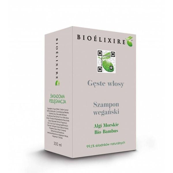 Bioelixire Wegański Szampon 300ml zdjęcie 1