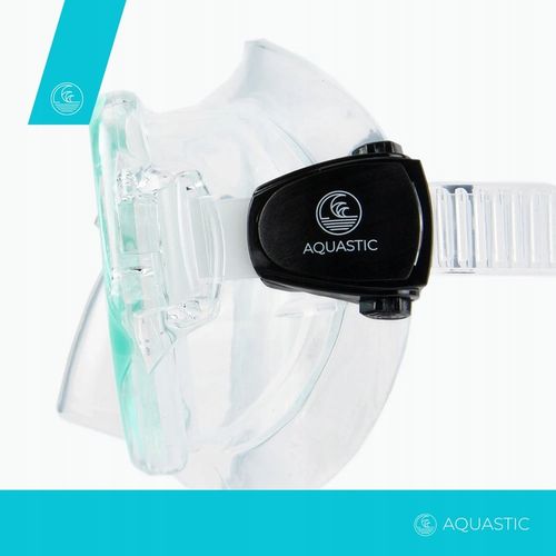 Zestaw do nurkowania AQUASTIC Maska + Fajka nieb. na Arena.pl