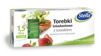 Stella Torebki śniadaniowe z suwakiem 1,5L 16szt box