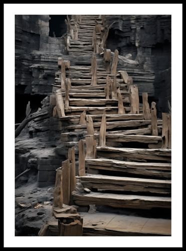 Plakat 42x59,4cm Schody do Nieznanego na Arena.pl
