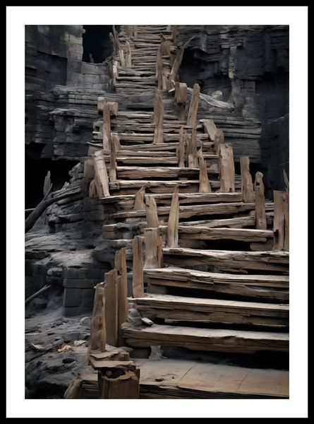 Plakat 42x59,4cm Schody do Nieznanego zdjęcie 3