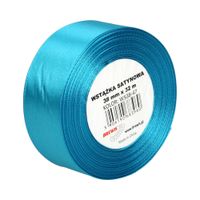 WSTĄŻKA SATYNOWA 38MM X 32M WS38-47 BREWIS TURKUSOWA