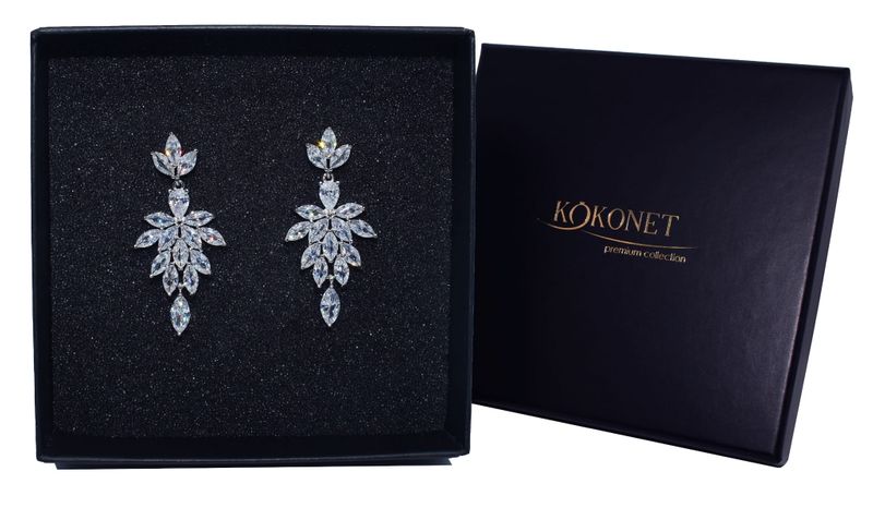 Kolczyki ślubne ASAI silver zdjęcie 1