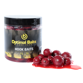 Optimal Baits Kulki proteinowe haczykowe TRUSKAWKA 15-20mm