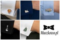 Spinki do mankietów koszuli AKORDEON MUZYCZNE DLA GRAJKA ZESPOŁU MUZYKA