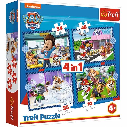 PUZZLE 4W1 PSIE SPRAWY/VIACOM PAW PATROL 34650 na Arena.pl
