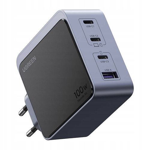 UGREEN ŁADOWARKA SIECIOWA USB 3X USB TYPU C 1 x USB SZYBKIE ŁADOWANIE 100W na Arena.pl