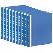 SKOROSZYT SZTYWNY WPINANY A4 PCV NIEBIESKI 10SZT TRES