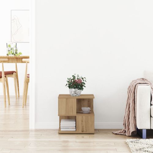 Stolik boczny  z drewna dębowego 40x40x40 cm, z materiału drewnopochodnego na Arena.pl