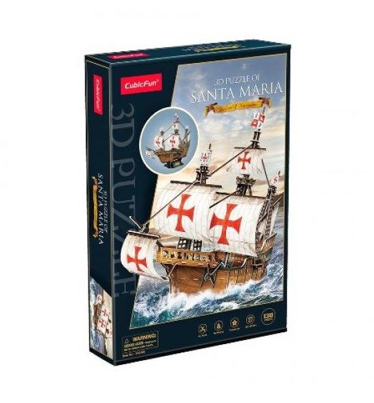 cubic fun puzzle 3d santa maria 0387 zdjęcie 1