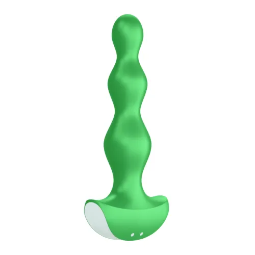 satisfyer lolli plug 2 green - wibrująca wtyczka silikonowa, 12 trybow na Arena.pl