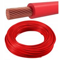 PRZEWÓD LINKA KABEL H07V-K LGY 1x35 35 mm2 CZERWONY 750V MIEDŹ 1m