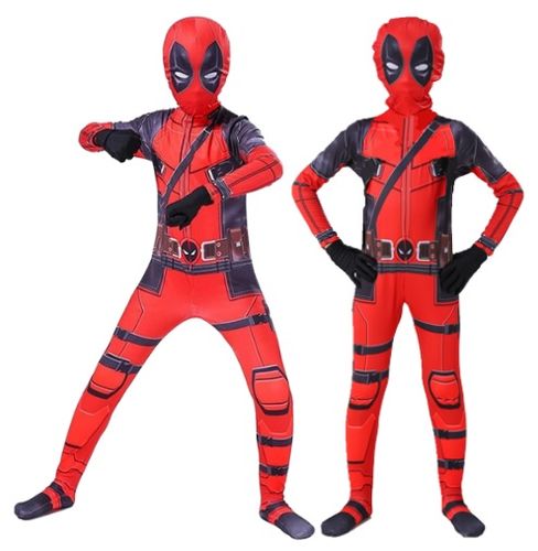 STRÓJ PRZEBRANIE KOSTIUM DEADPOOL +2MIECZE 134/140 na Arena.pl
