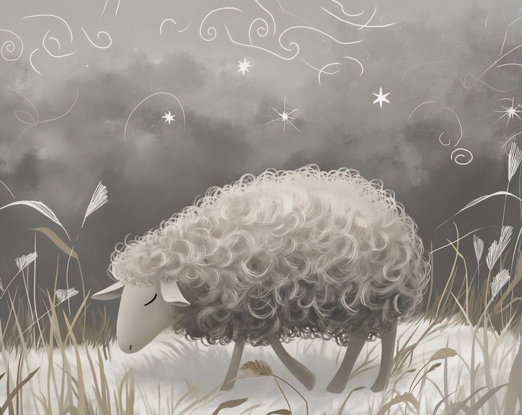 Plakat 76x60,5cm Bujna Owca zdjęcie 1