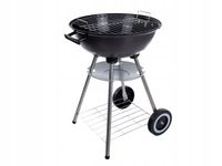 Grill węglowy okrągły z pokrywą i pokrowcem 39cm
