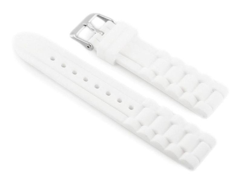 Pasek gumowy do zegarka 904W - karbowany - 22mm zdjęcie 2