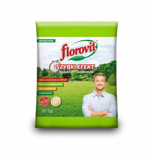 Nawóz do trawy SZYBKI EFEKT 10 kg Florovit na Arena.pl