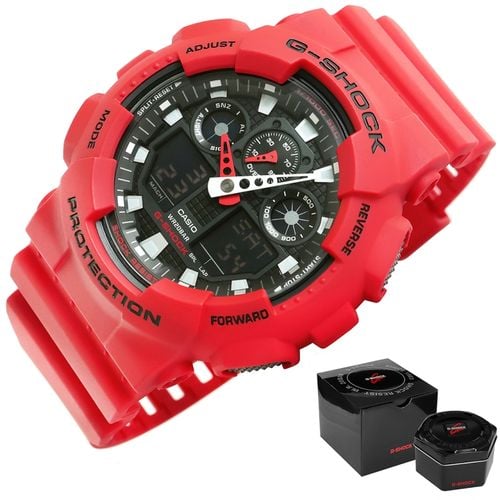zegarek męski casio g-shock ga-100b-4aer + box na Arena.pl
