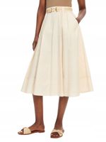 TWINSET Spódnica trapezowa 251TT202J Écru Regular Fit Rozmiar-40