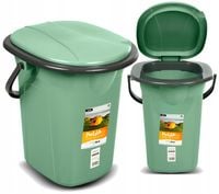 TOALETA PRZENOŚNA TURYSTYCZNA WIADRO WC 19L MOCNA do 120 kg GreenBlue