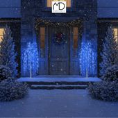 Wierzba drzewko 150 cm 200 LED świecące dekoracyjne stojące barwa niebieska