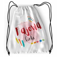 Plecak Dla Córki Sportowy Szkolny Worek Torba Z Nadrukiem Ze Zdjęciem