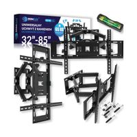 2X UNIWERSALNY OBROTOWY UCHWYT DO TELEWIZORA WIESZAK TV MONITORA 32-85" VES