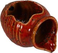 Ceramiczny Dzbanek Dekoracyjny do Fontanny Beżowy 12,4x9,8x9 cm