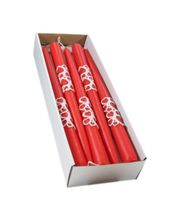 świeca dekoracyjna stożek 30 “SERDUSZKA” 10 szt.     czerwony | SZA17