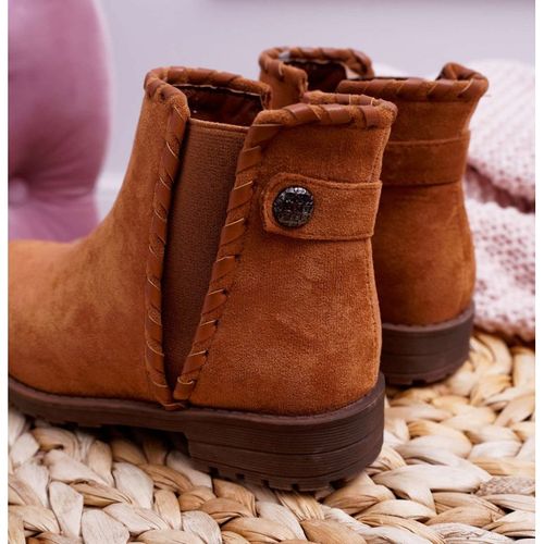 Dziecięce Botki Płaski Obcas Camel Sicarro r.31 na Arena.pl