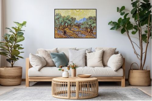Plakat 40x30cm Olive Trees, Van Gogh Vintage do Salonu na Arena.pl