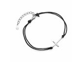 BRANSOLETKA CELEBRYTKA BAWEŁNA KRZYŻYK KRZYŻ CROSS