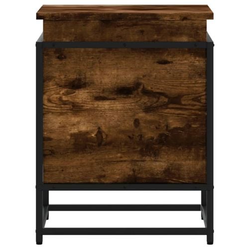 Skrzynia z pokrywą, przydymiony dąb, 40x40x51,5 cm na Arena.pl