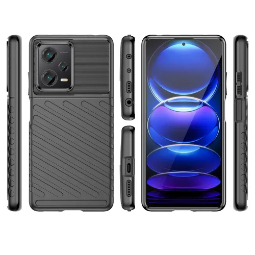 thunder case etui do xiaomi redmi note 12 pro+ silikonowy pancerny na Arena.pl
