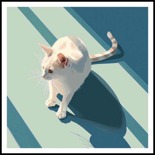 Plakat 80x80cm Kocia Persona zdjęcie 3